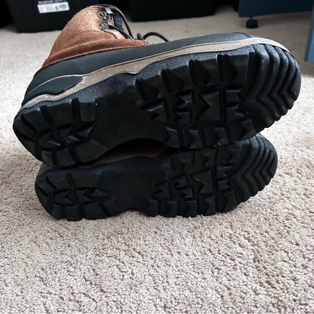 Rugged Exposure Men's Black and Brown Insulated  Rain Snow Hiking Hunting Boots - Picture 9 of 11